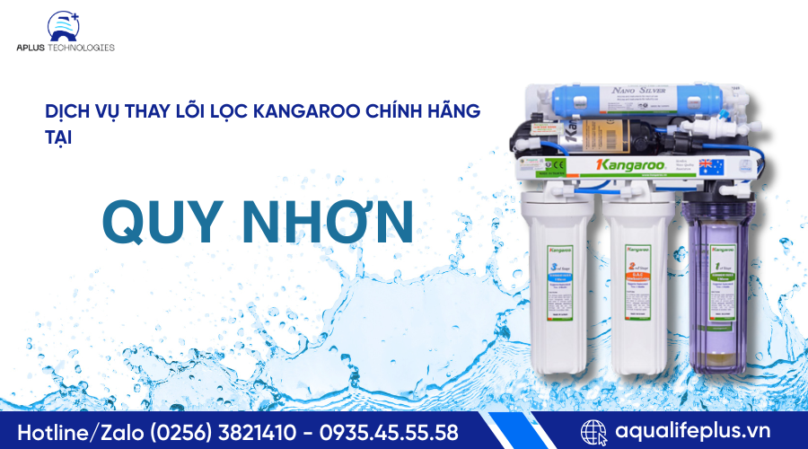 DỊCH VỤ THAY LÕI LỌC KANGAROO CHÍNH HÃNG SỐ 1 TẠI QUY NHƠN