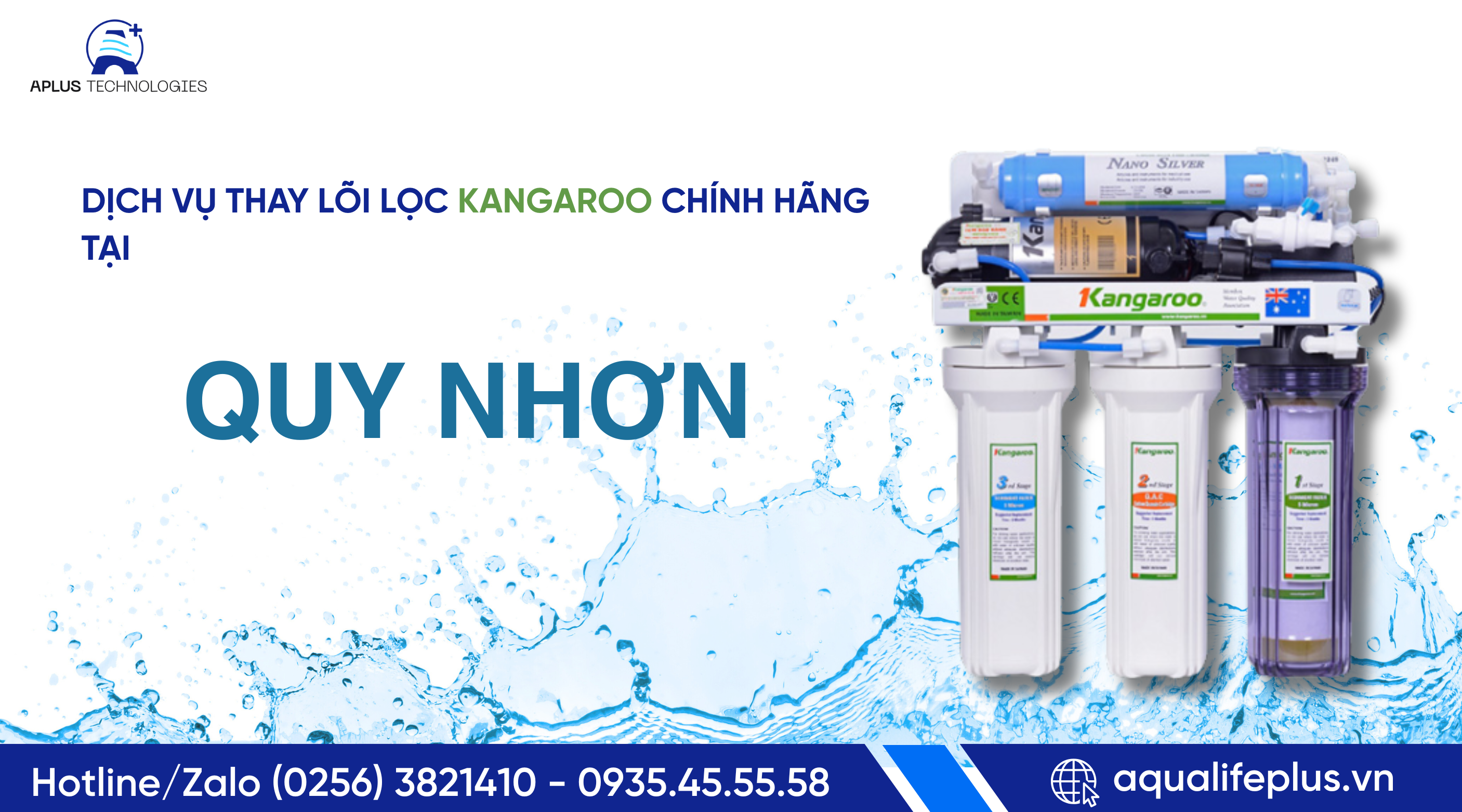 DỊCH VỤ THAY LÕI LỌC KANGAROO CHÍNH HÃNG SỐ 1 TẠI QUY NHƠN