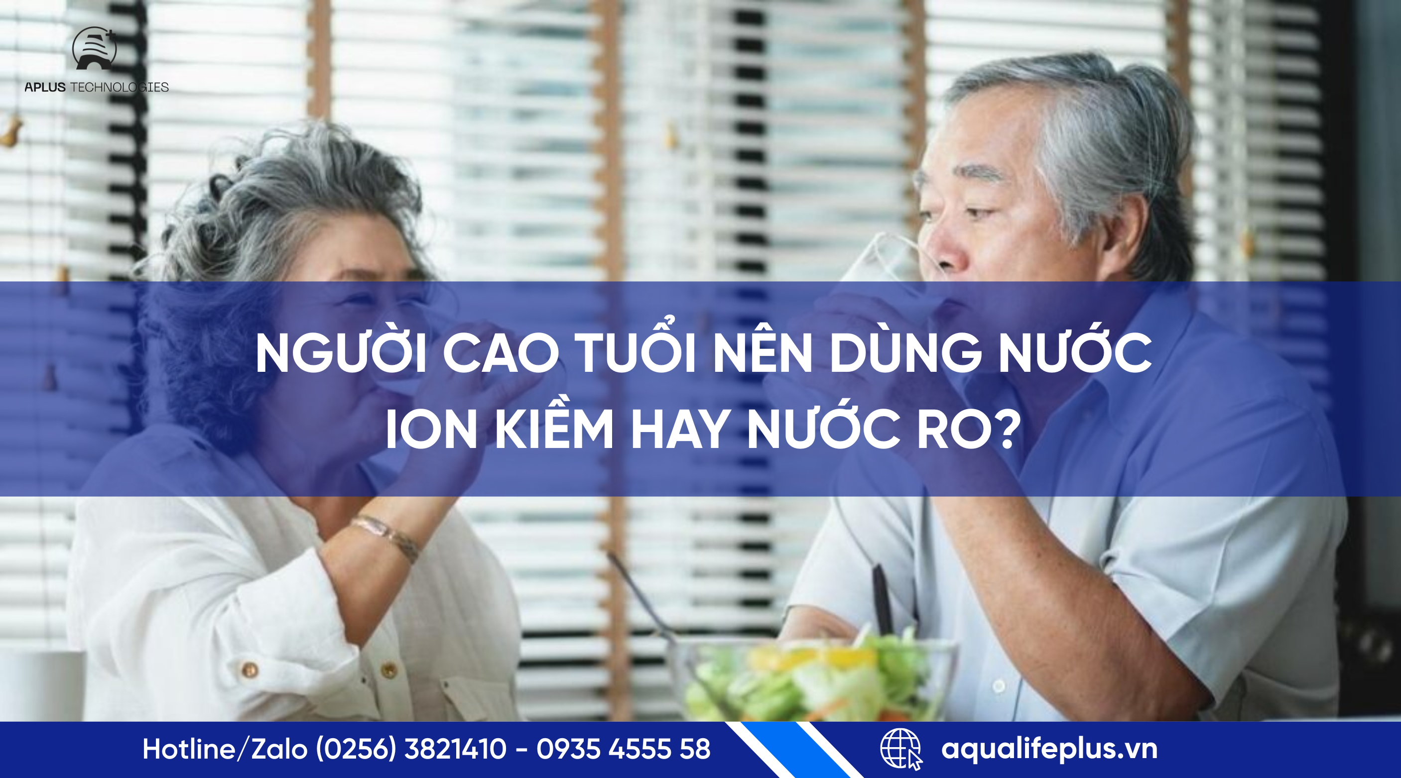 Người cao tuổi nên dùng nước ion kiềm hay nước RO?