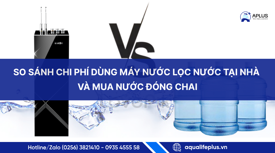 So Sánh Chi Phí Máy Lọc Nước Và Nước Đóng Chai | Aplus Technologies