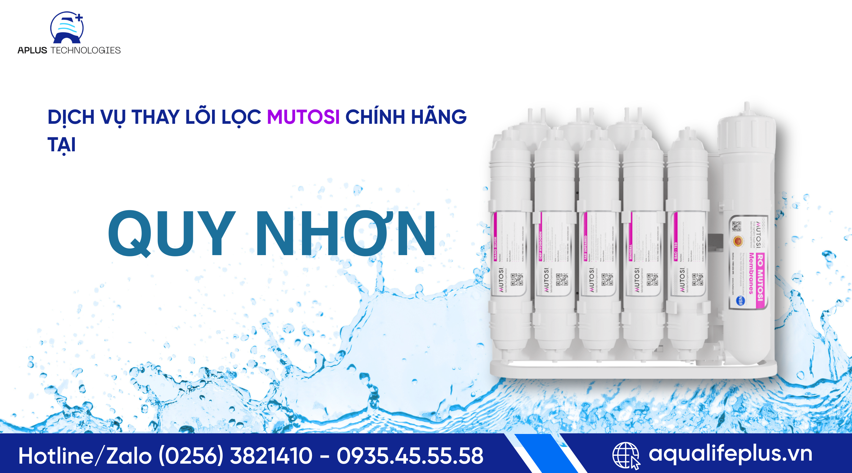Dịch vụ thay lõi Mutosi chính hãng tại Quy Nhơn