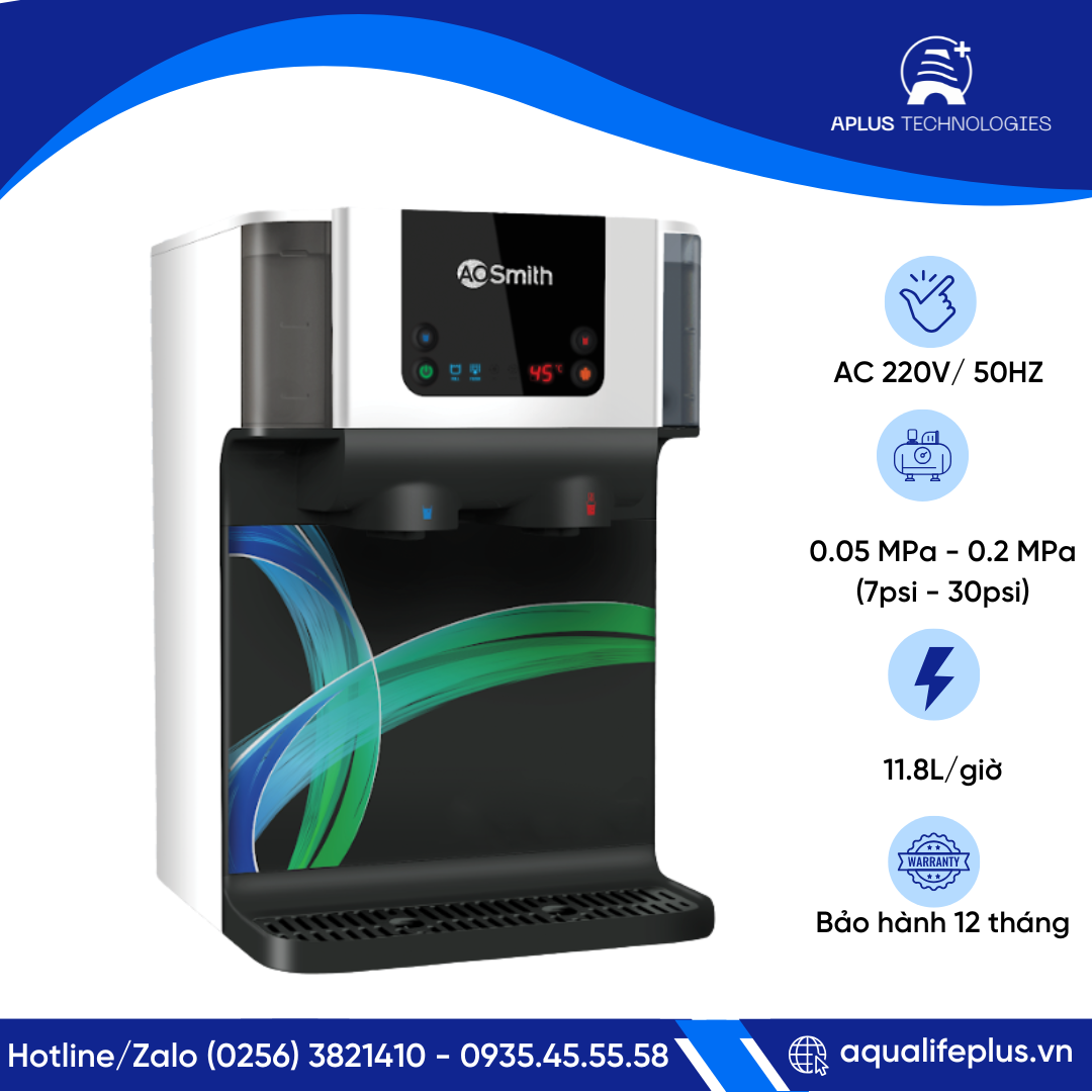 Máy Lọc Nước A.O. Smith ROSS™ ECO-AOC75PUR - Thông Số, Tính Năng, Lợi Ích Và Nơi Mua