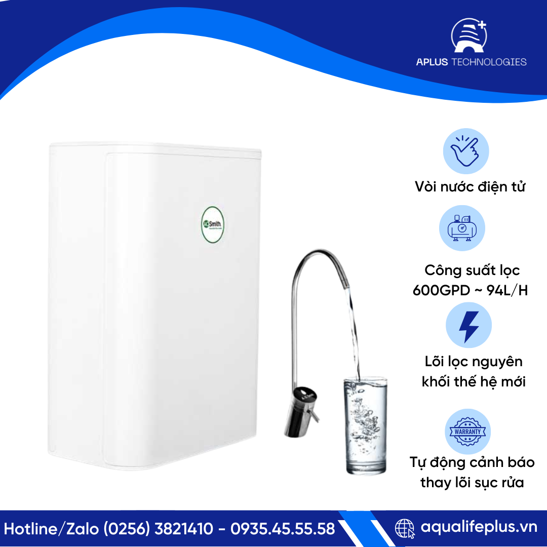 Máy lọc nước AO Smith S600 – Đỉnh cao công nghệ lọc nước tinh khiết