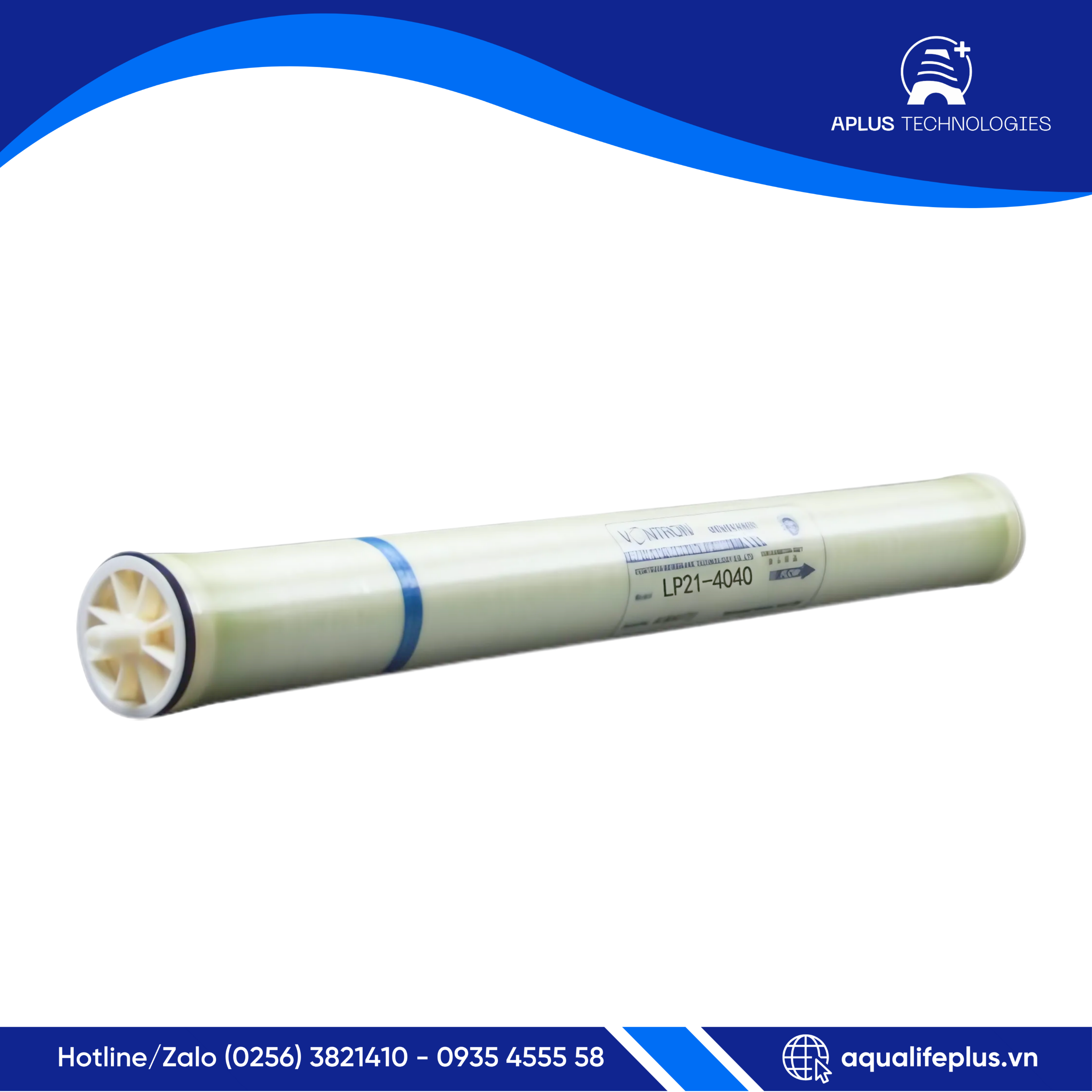Màng RO Vontron 4040 – Dòng màng RO áp cao chất lượng cao