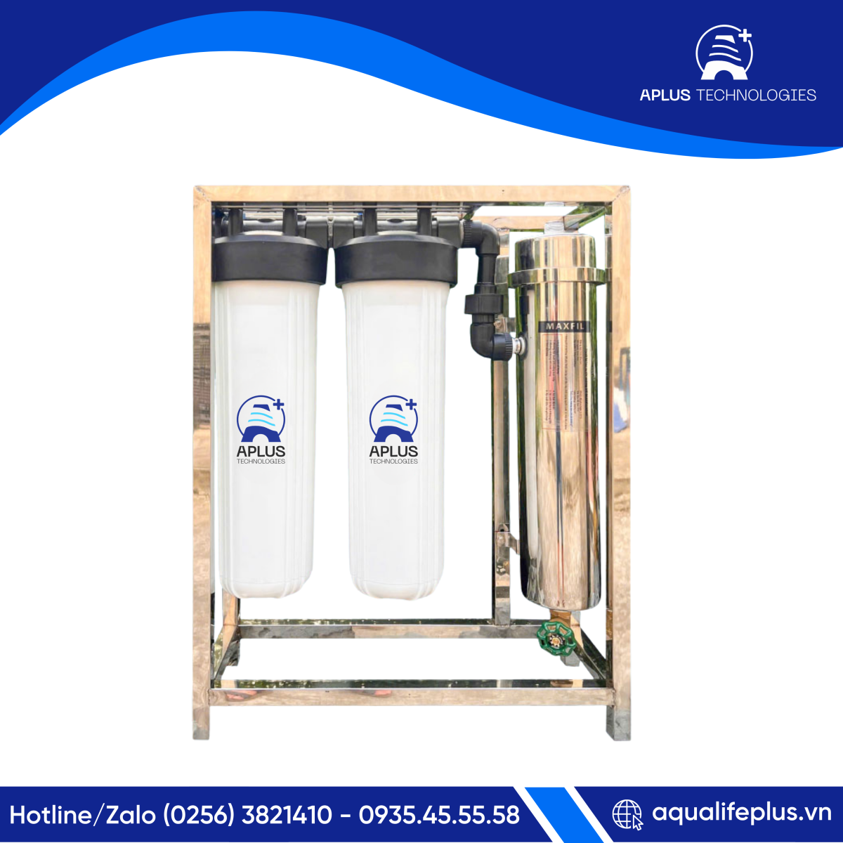Bộ Lọc Nước Tổng UF Đặt Sàn 3 Cấp Lọc