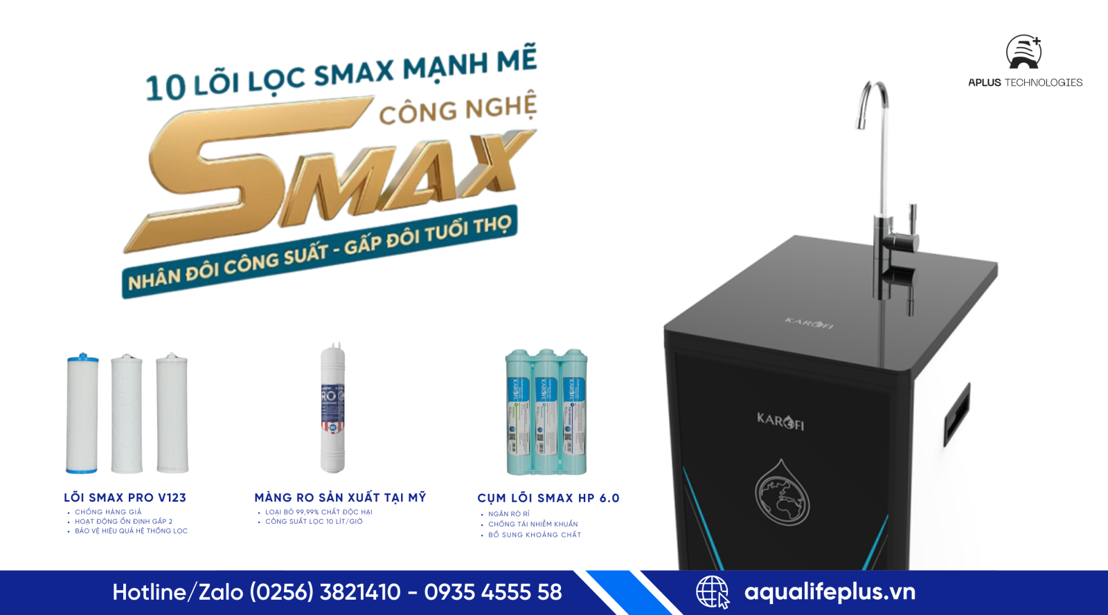 Máy lọc nước Karofi D36 chính hãng tại Quy Nhơn