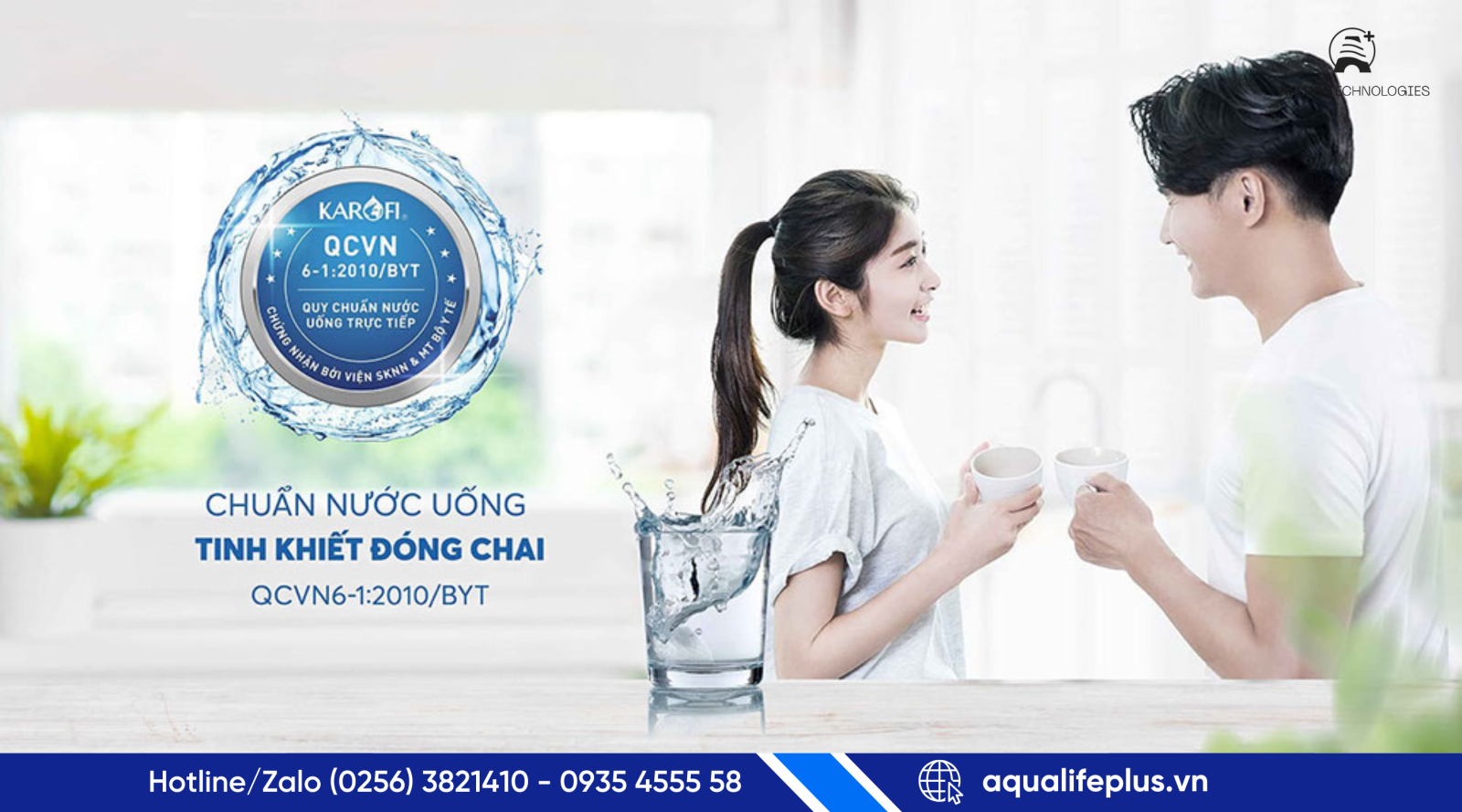 nước đạt chuẩn QCVN - chuẩn nước uống trực tiếp an toàn