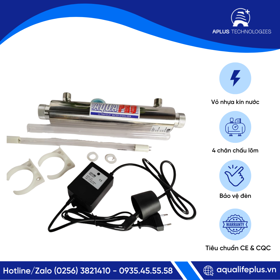Thông số kĩ thuật đèn UV Aquapro 21W