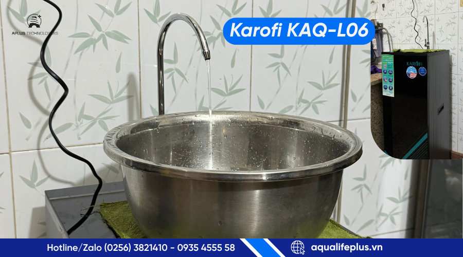 Nước lọc an toàn cho uống trực tiếp và nấu ăn