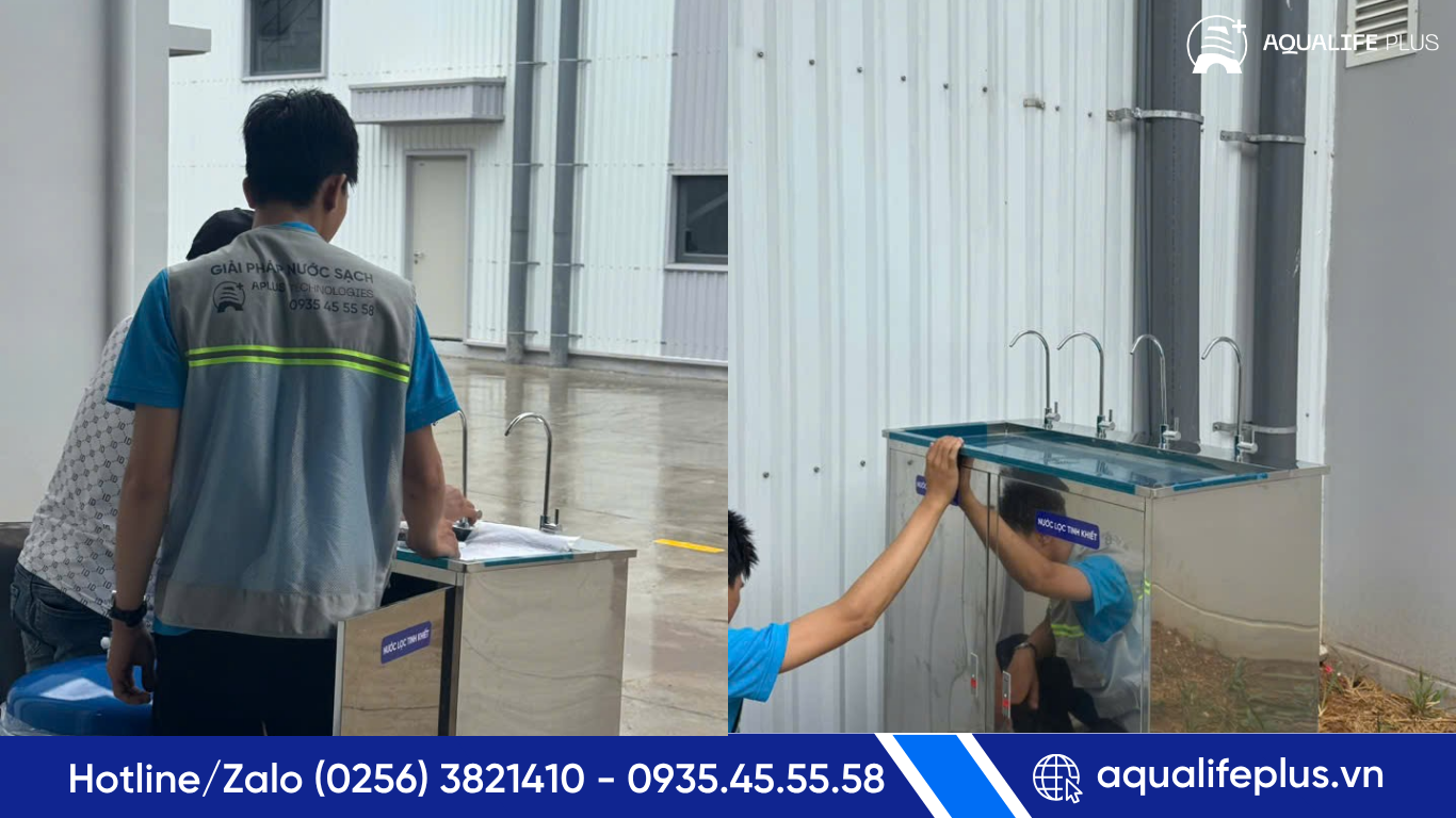 Máy lọc nước bán công nghiệp phù hợp cho khu công nghiệp, quán ăn, nhà xưởng