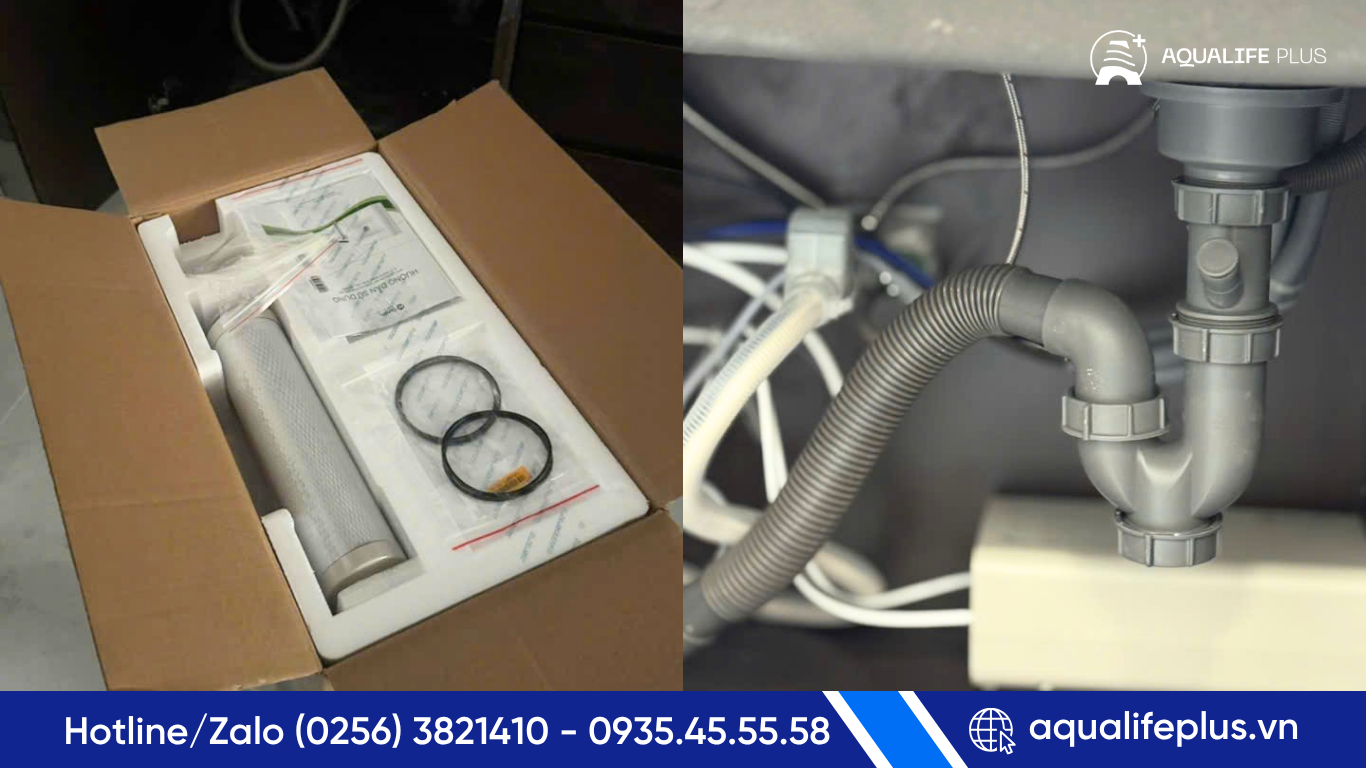 Lắp đặt máy lọc nước ROSS LUX-AOU800HOT tại Quy Nhơn