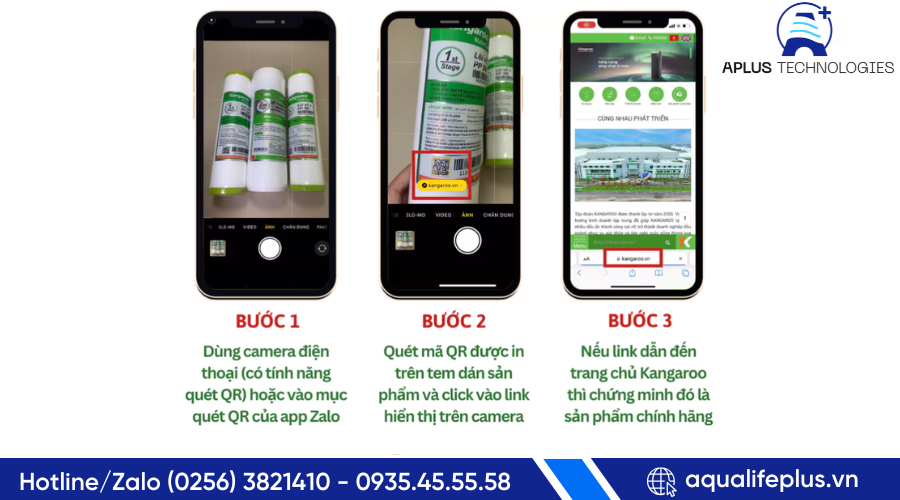 Hướng dẫn kiểm tra hàng Kangaroo chính hãng