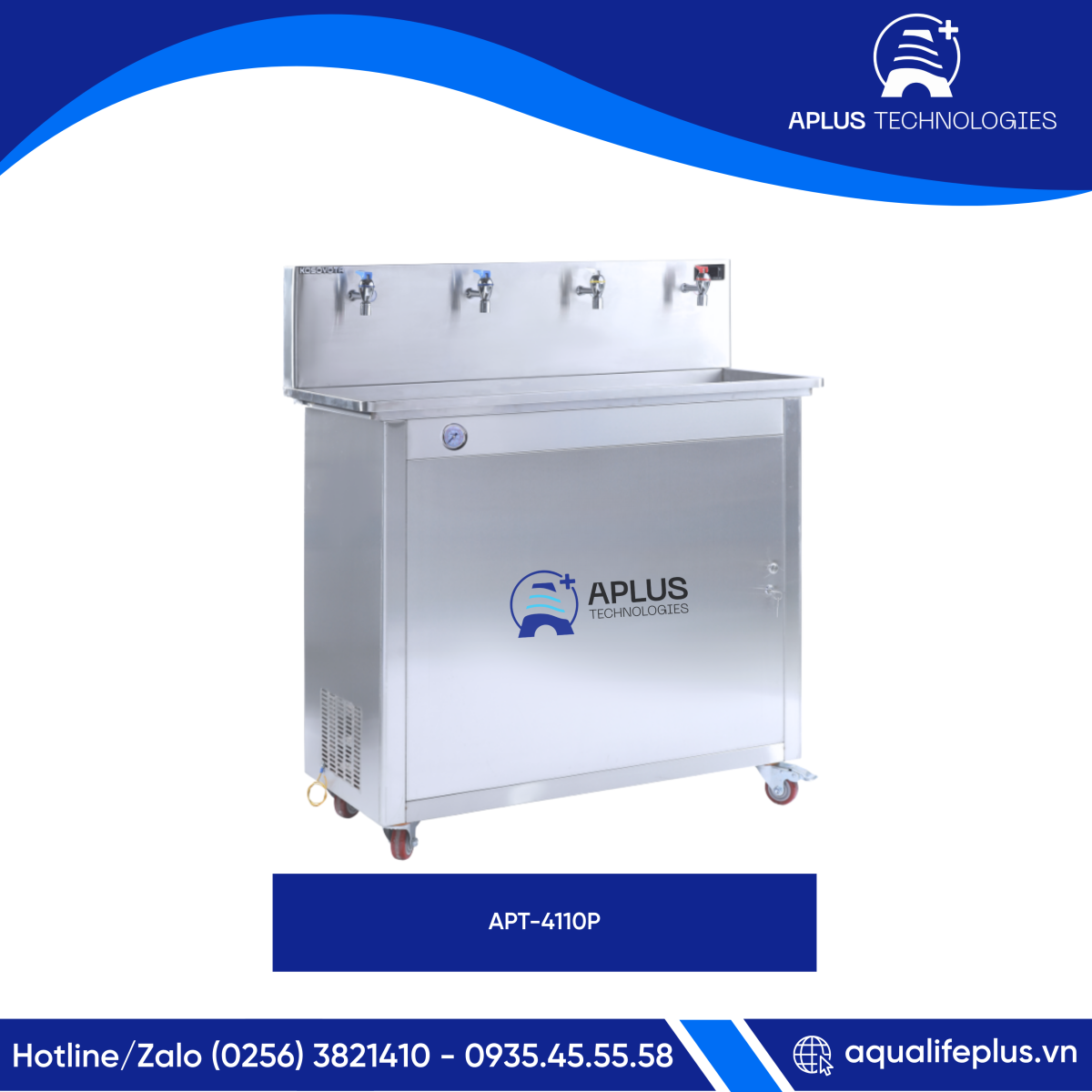 MÁY LỌC NƯỚC RO NÓNG LẠNH CÔNG NGHIỆP CÓ RO 4110P