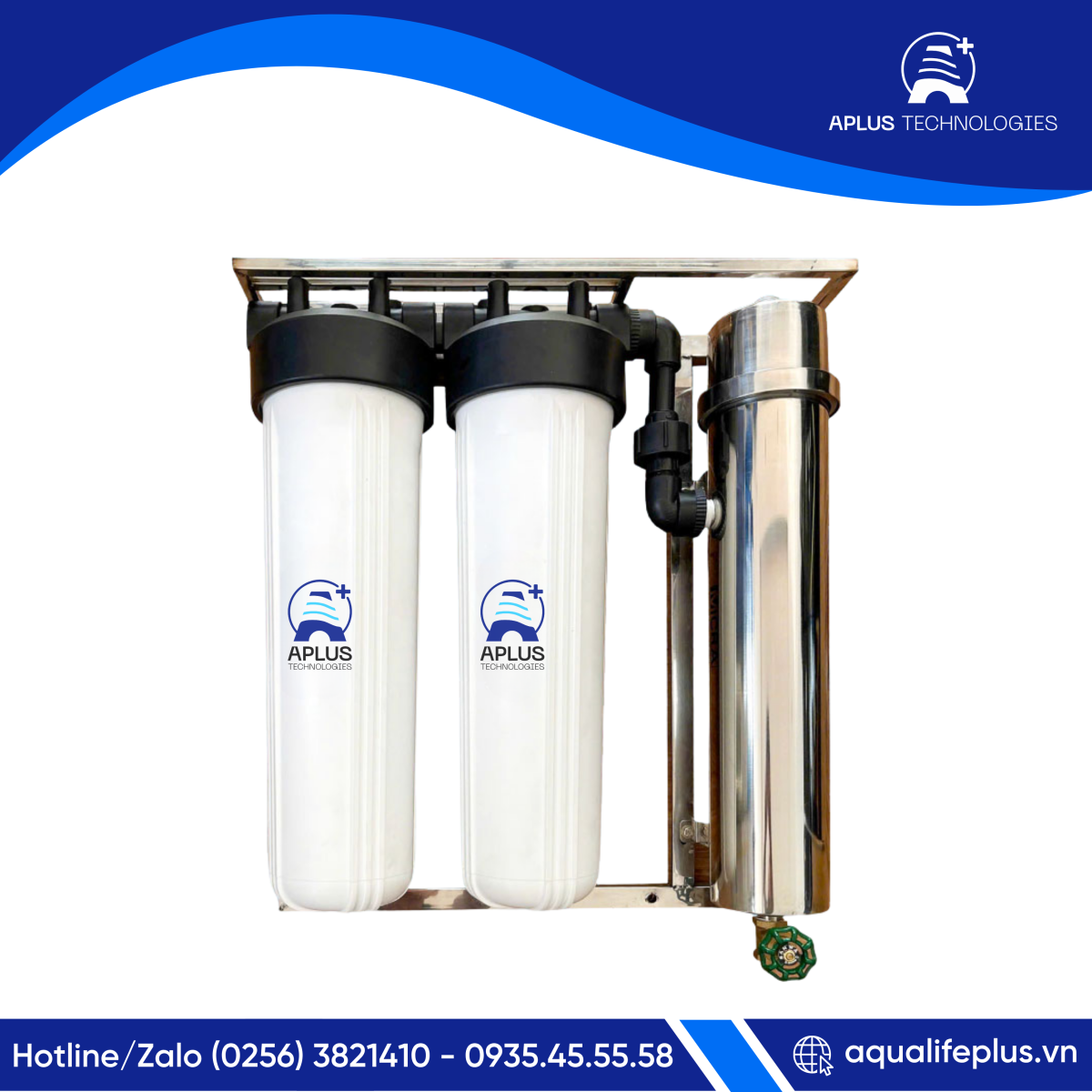 Bộ Lọc Nước Tổng UF Treo Tường 3 Cấp Lọc 