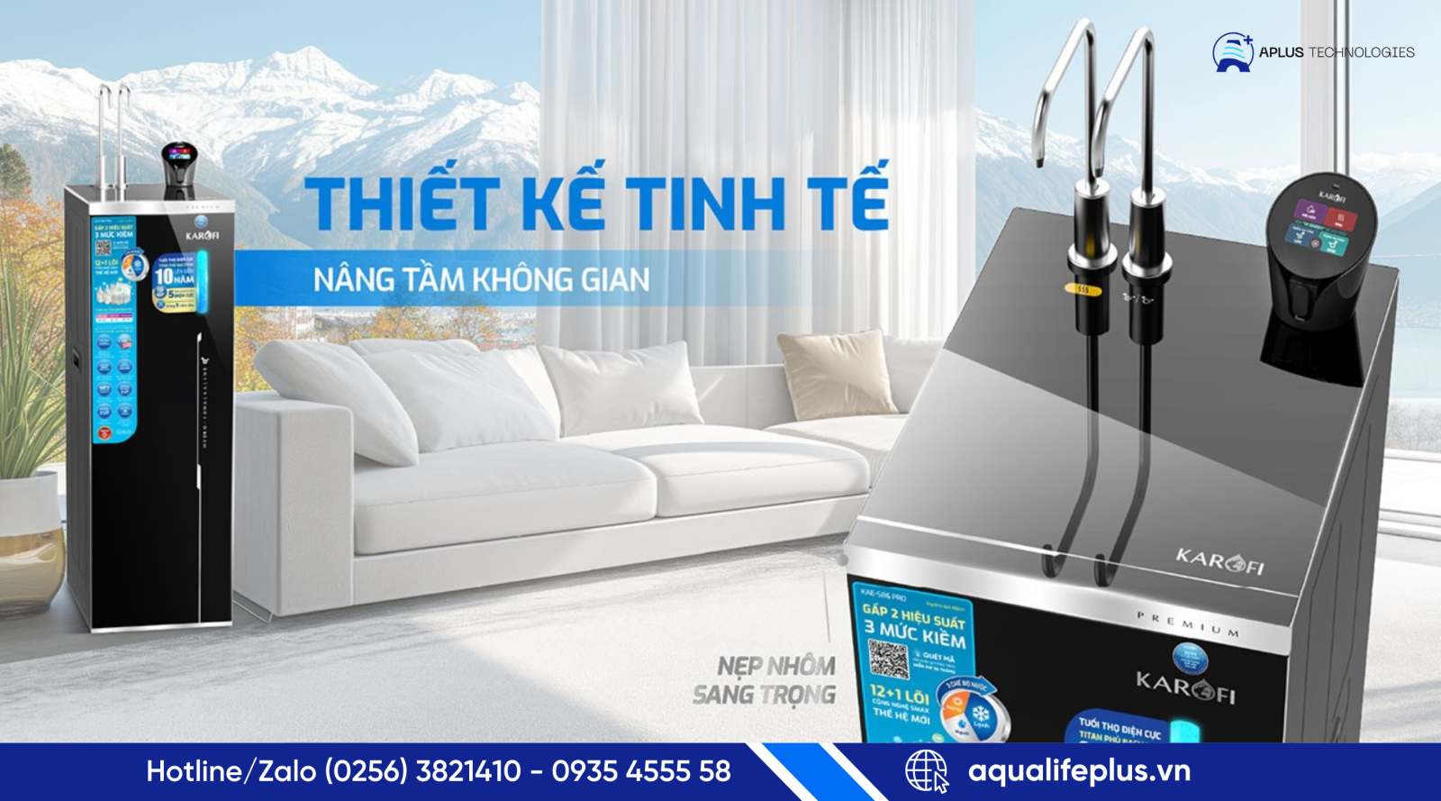 S86 Pro - máy lọc nước với thiết kế hiện đại