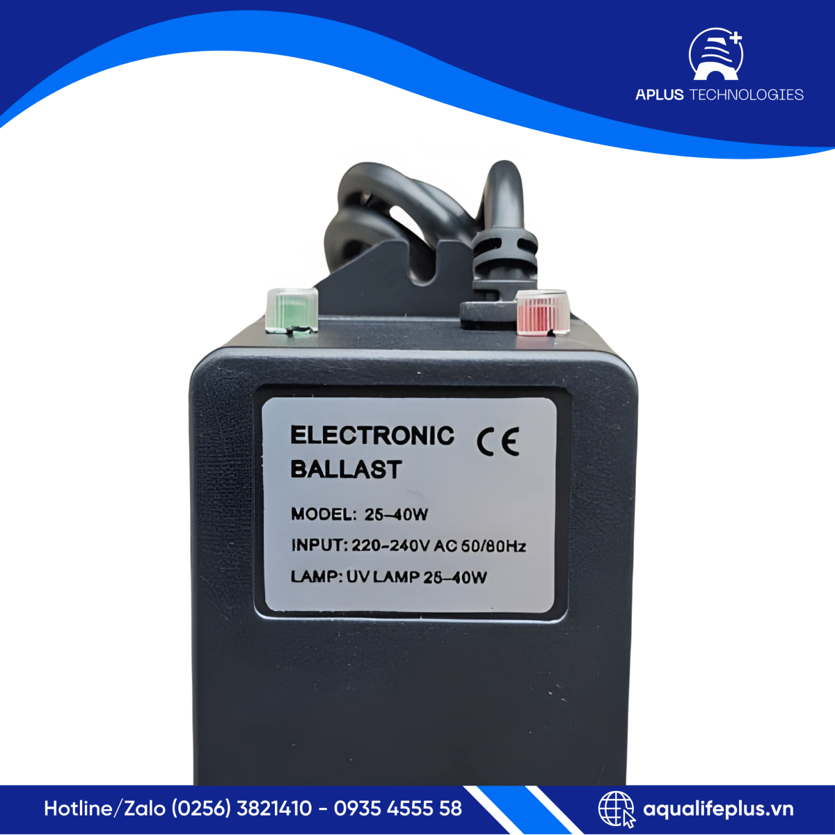 adaptor cho đèn UV 29W